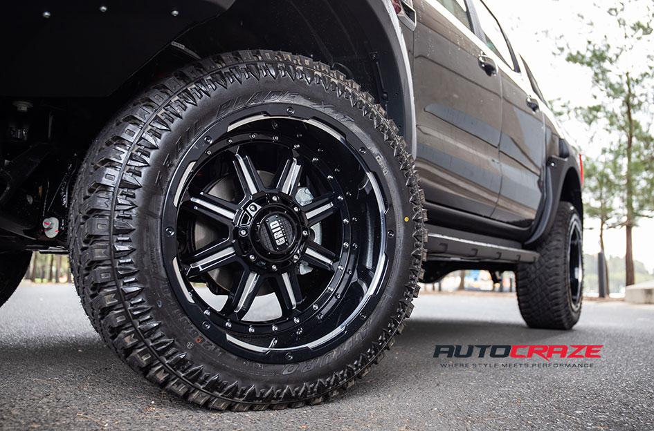 FORD RANGER GD10 GLOSS BLACK MILLED